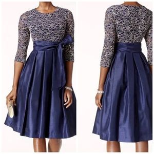 Jessica Howard Blue Sparkle Dress